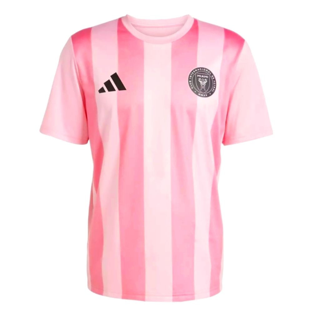 adidas Men's Inter Miami CF 2025 Lionel Messi #10 Pink Authentic T-Shirt Mens
